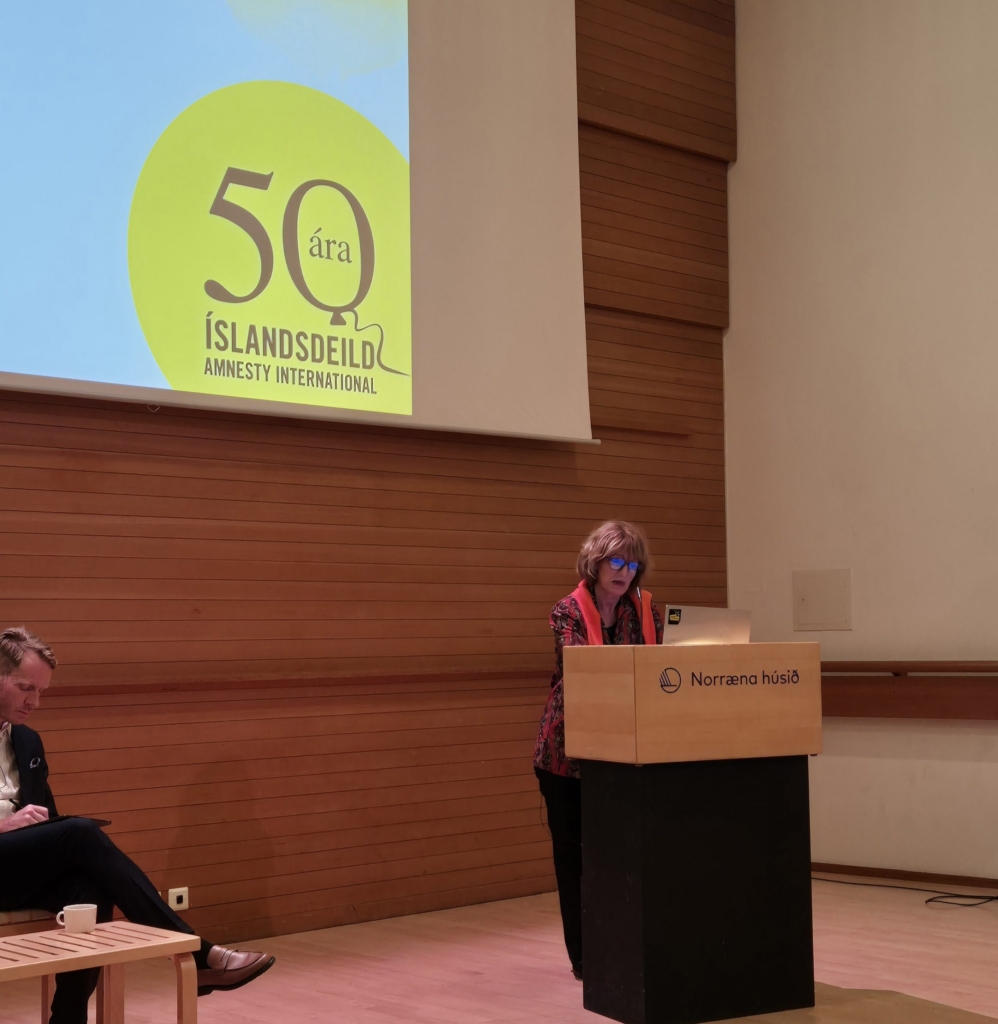 Agnes Callamard aðalframkvæmdastjóri Amnesty