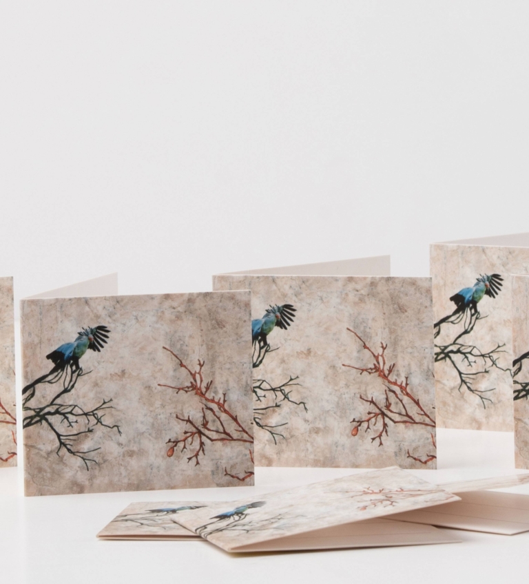 Merkispjöld á pakka