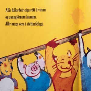 Barnabók - Við erum öll fædd frjáls - Image 2